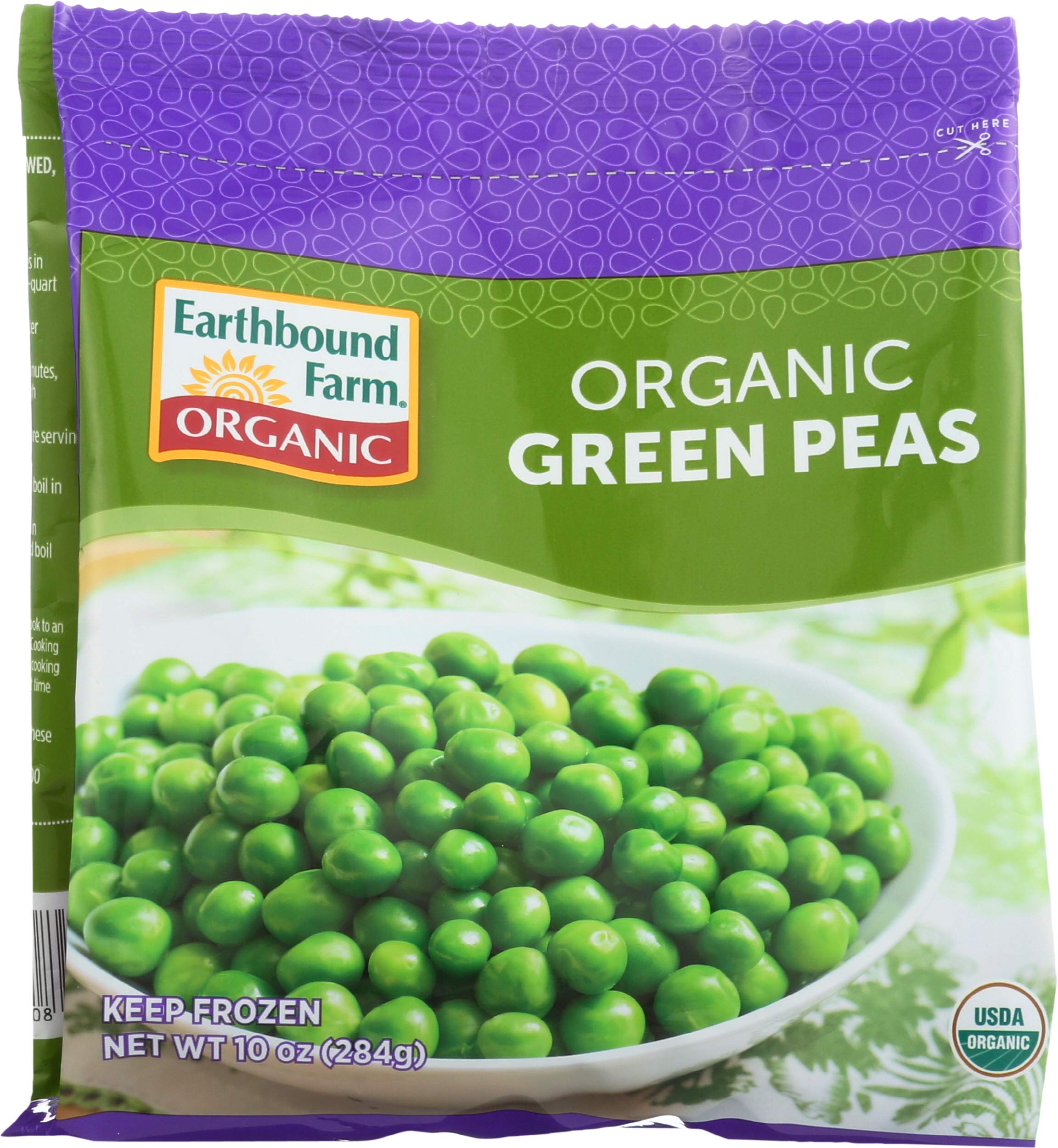 Earthbound Farms Peas Green Organic, 10 oz