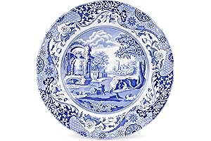 Spode Blue Italian Dinner Plates - Set of 4