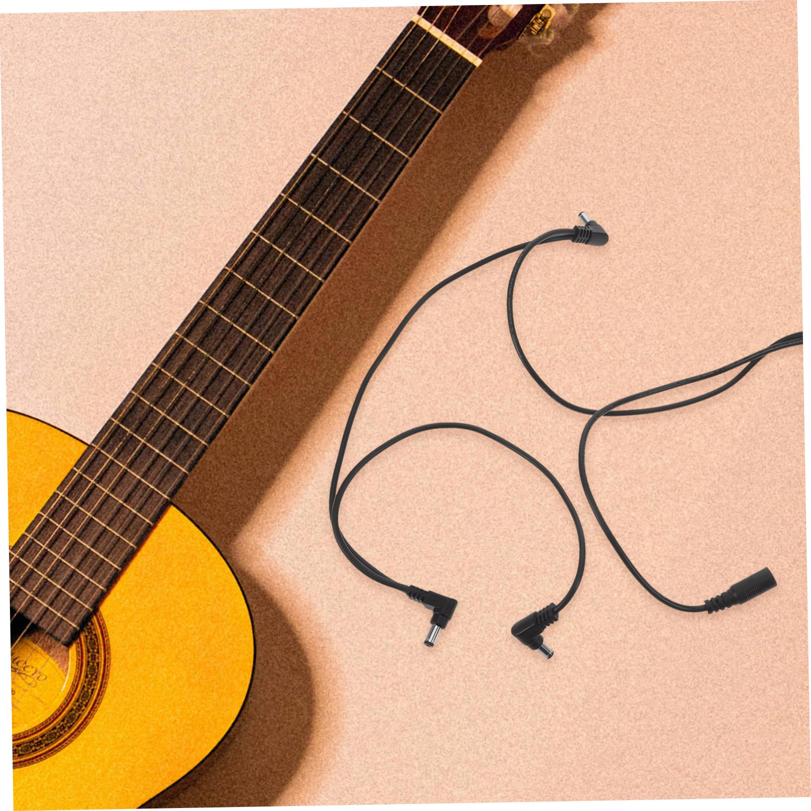 Levemolo Guitar Patch Cables Guitar Pedal Cord Power Splitter 4 Way Cable for Effects Pedals