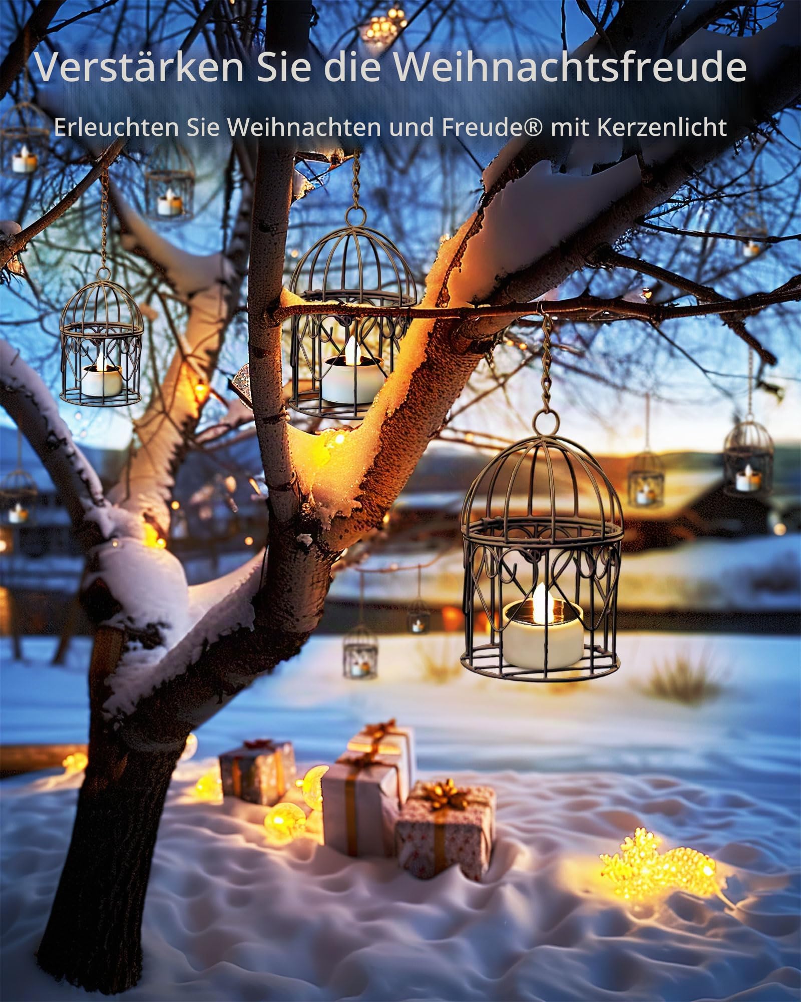 Homemory Solar Teelichter, wasserdichte LED Teelichter für Außenbereich mit Dämmerungssensor (Auto Ein/Aus), Wiederaufladbar Teelichter für Outdoor Laterne, Garten, Camping, 8 Stück