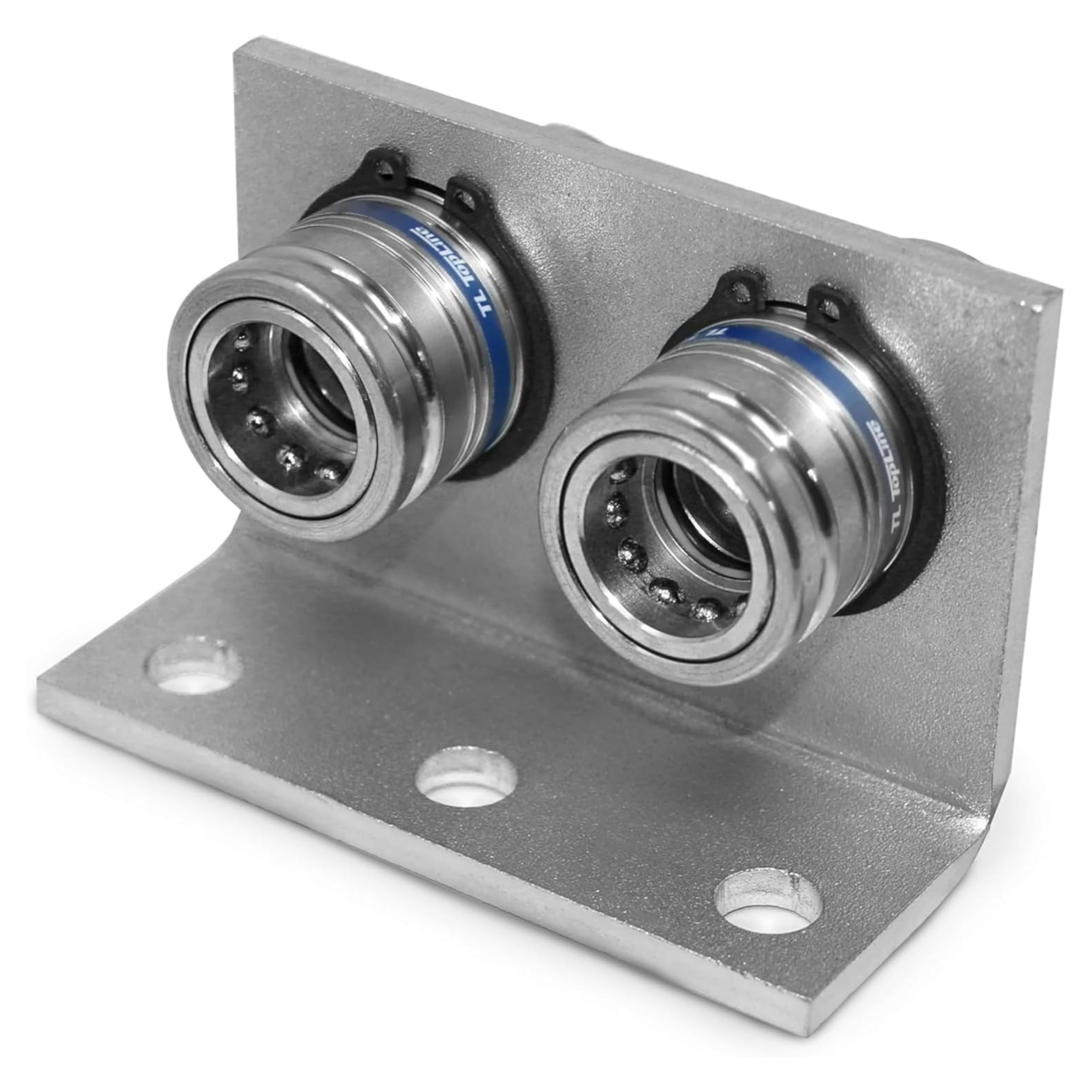 1/2" Body 5/8" SAE Thread | Agricultural Couplers Hydraulic Quick Connect with Break Away Mounting Bracket | ISO 5675 Ag Pioneer Style Couplers | Push/Pull Heavy-Duty Coupling | Model TL132B-2