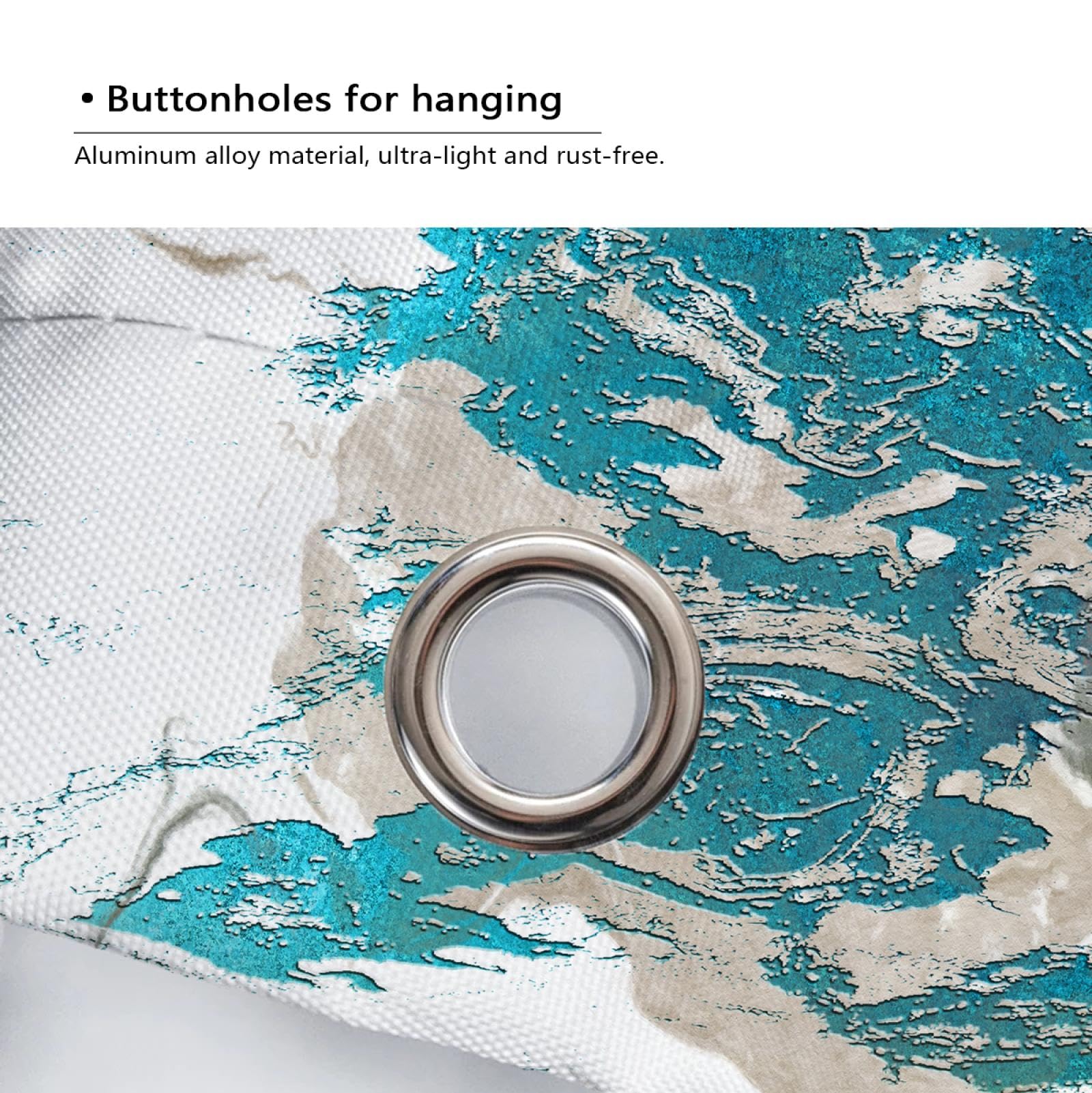 Blau Abstrakte Duschvorhang-Liner Gold Geometrische Linie Moderne Badezimmer-Dekor-Sets mit Haken wasserdichte Polyester-Stoff-Duschvorhänge 180Bx275Lcm