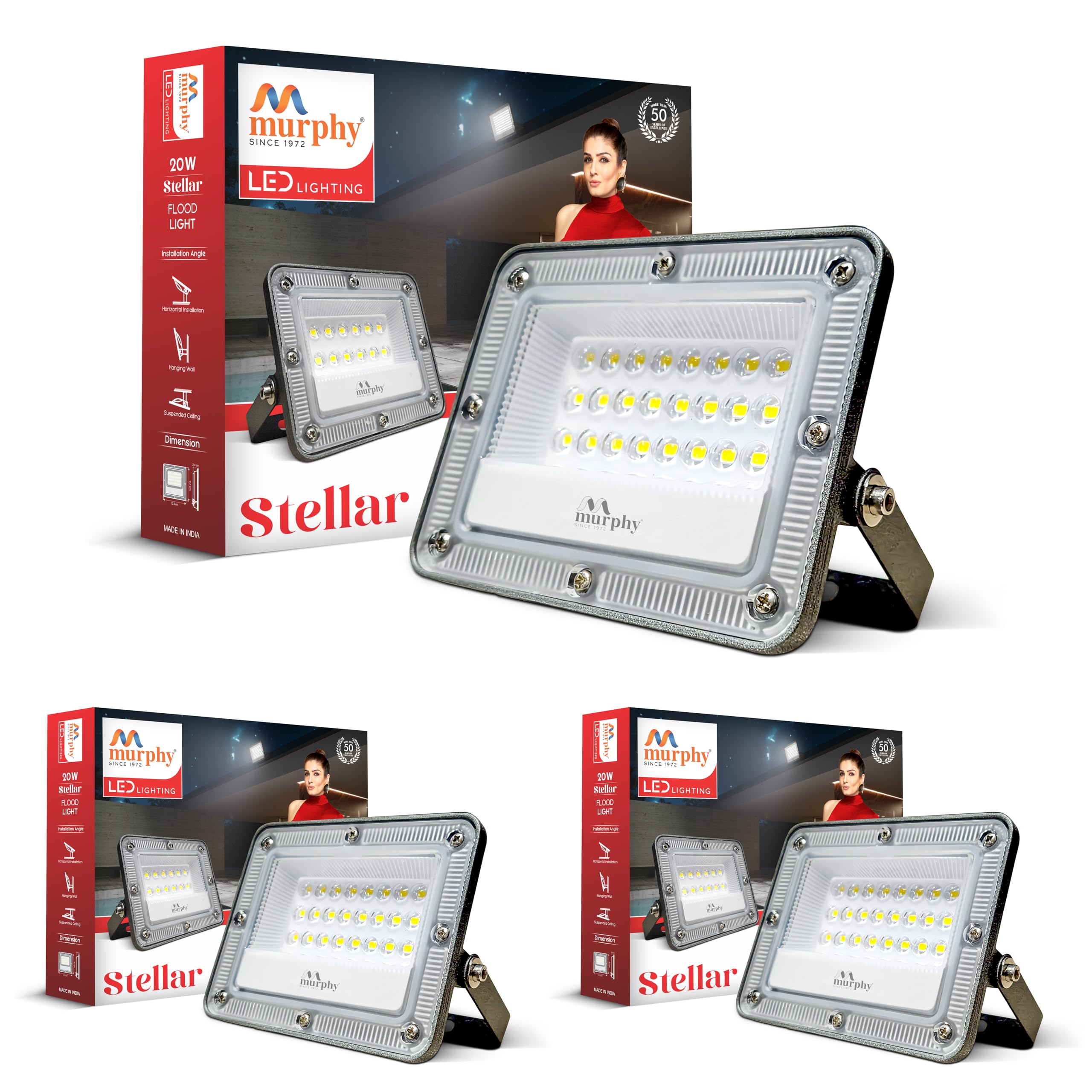 Murphy Stellar LED Flood Light - 200W, Waterproof -31