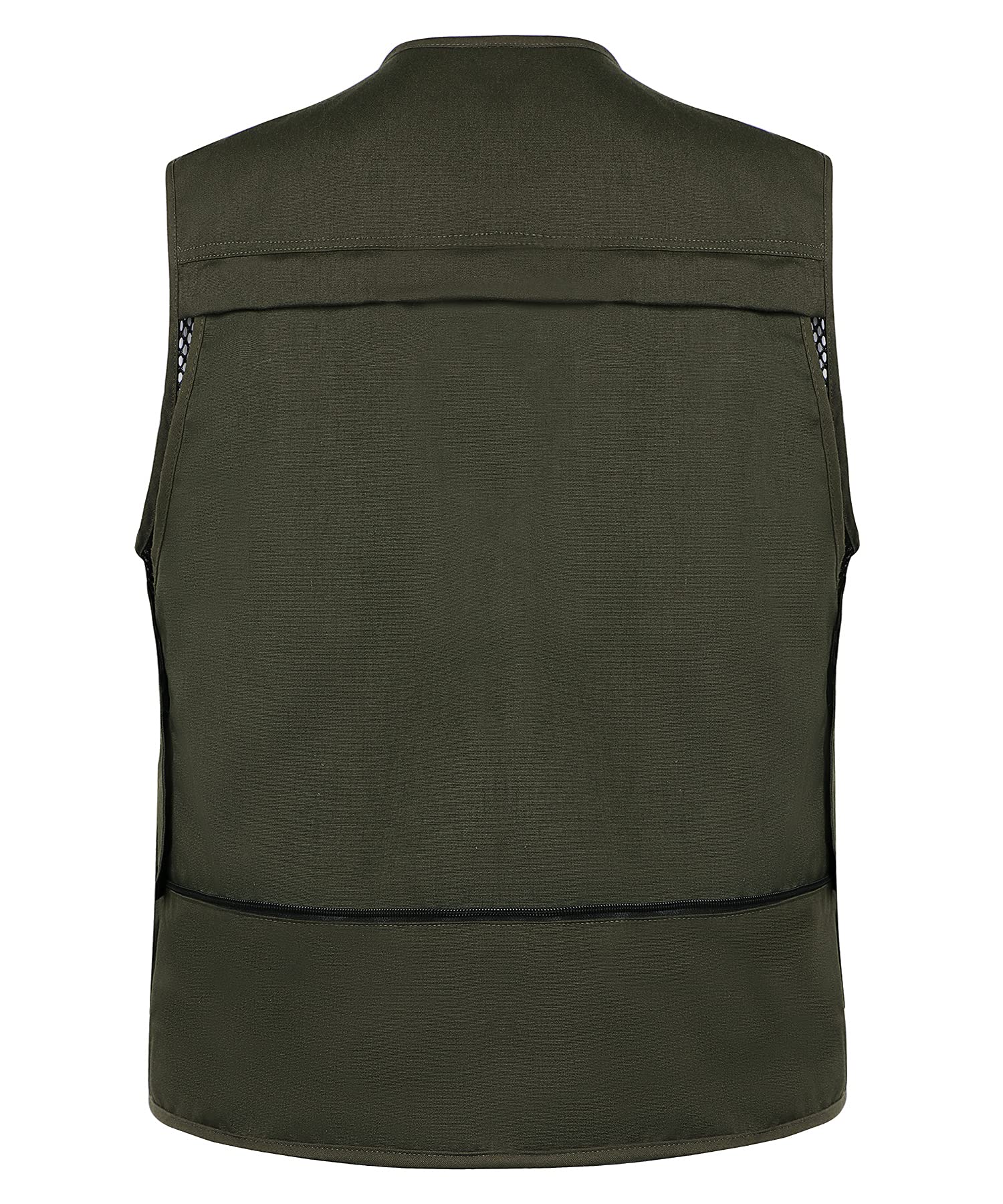 Herren Angeln Weste Trekking Weste Outdoor Arbeitsweste Multifunktionsweste Freizeitweste Anglerweste mit Vielen Taschen