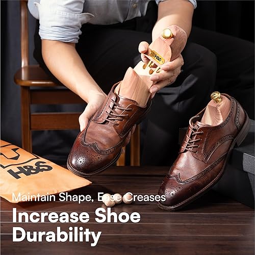 Miniatura 3 de H&S Camilla de zapatos de madera de cedro Árbol de zapatos de cedro para hombres y mujeres Camillas de zapatos Zapatos para mujer o hombre Botas