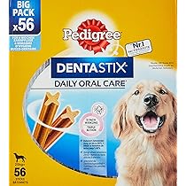 Pedigree DentaStix, Cani Snack per Cani di Grossa Taglia, Diverse varietà
