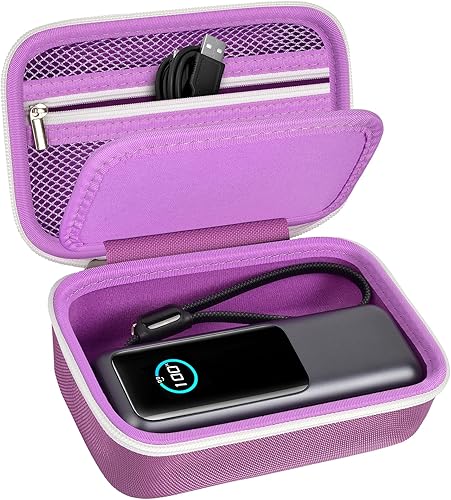 Miniatura 8 de Funda compatible con Anker Prime Power Bank 25000, 26250, 27650, 20100mAh y base de carga de 100W, soporte de viaje de almacenamiento para portátil