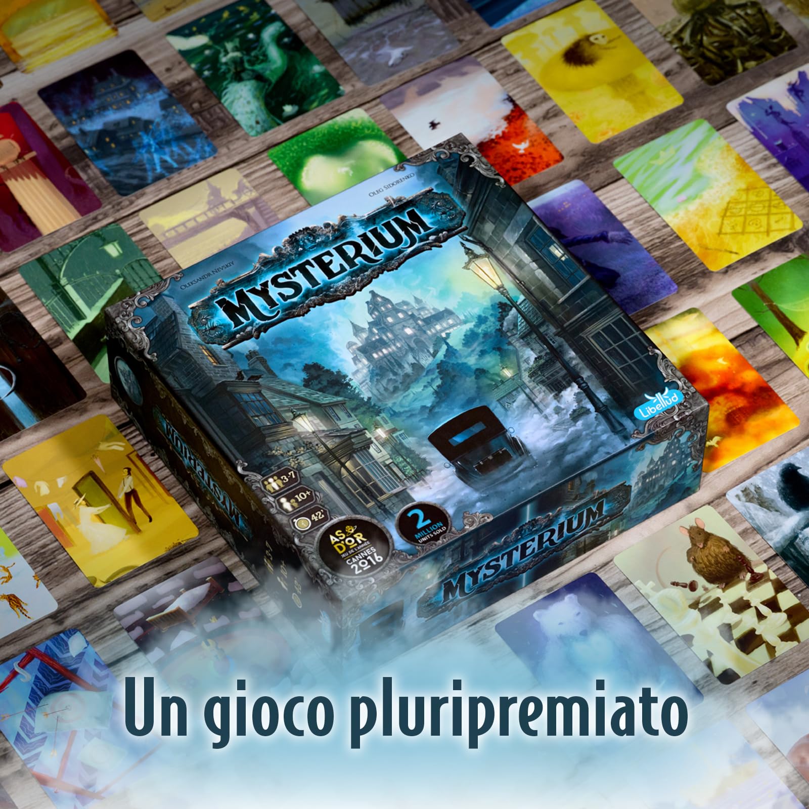 Asmodee, Mysterium, Gioco da Tavolo dai Creatori di Dixit, 2-7 Giocatori, 10+ Anni, Edizione in Italiano
