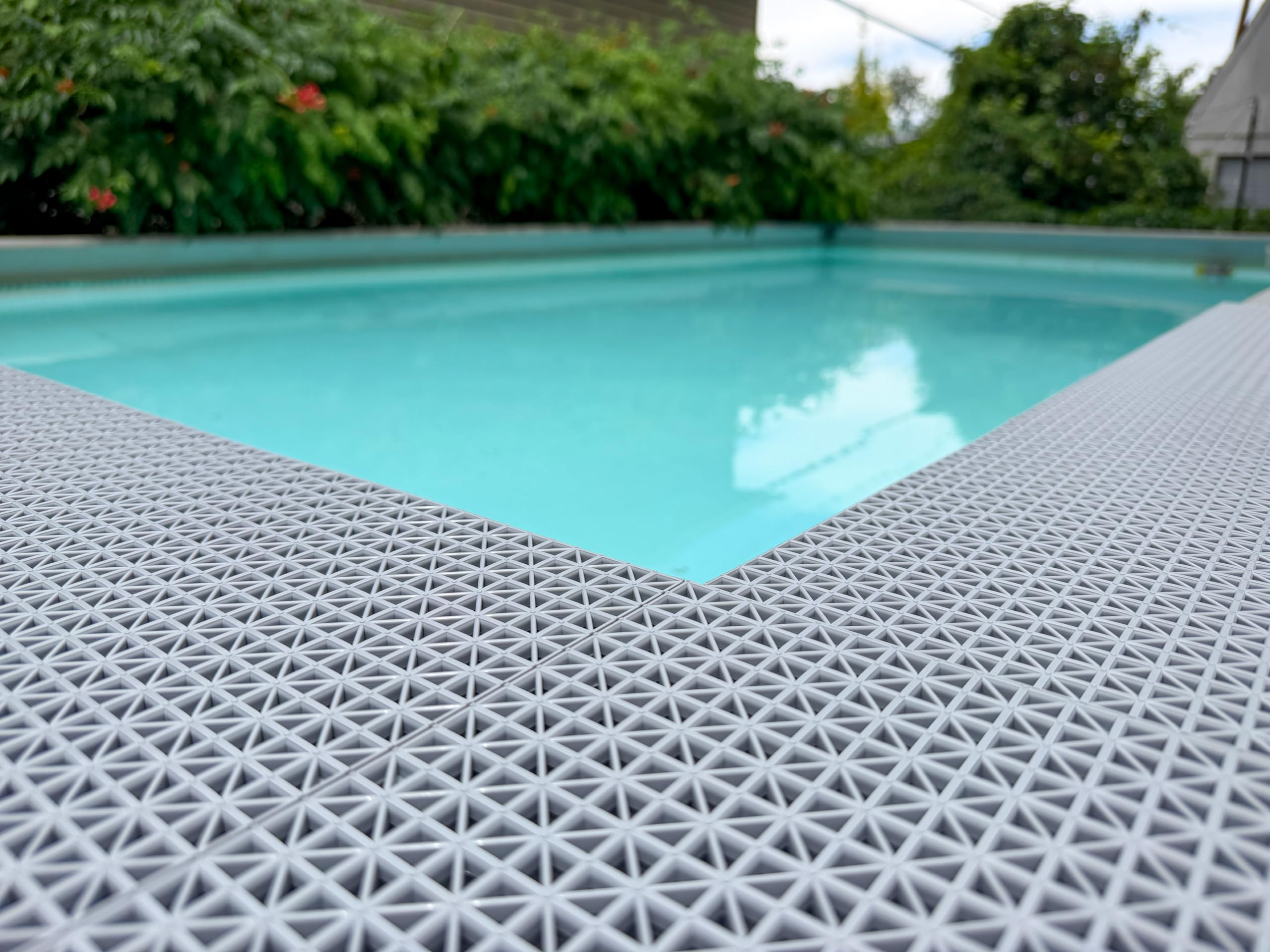 SnapLock DuraGrid - Azulejos entrelazados de 12 x 12 pulgadas, paquete de