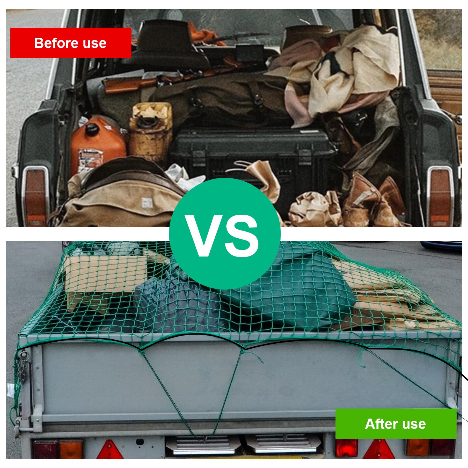 Para Furgonetas Wiltec Red Para Remolque 3 X 6 M Red De Transporte Maleta  De Sujeción De Carga Para Trailer O Contenedores Malla 45 X 45 Mm | Leroy  Merlin Accesorios Camper, image size:1600x1600