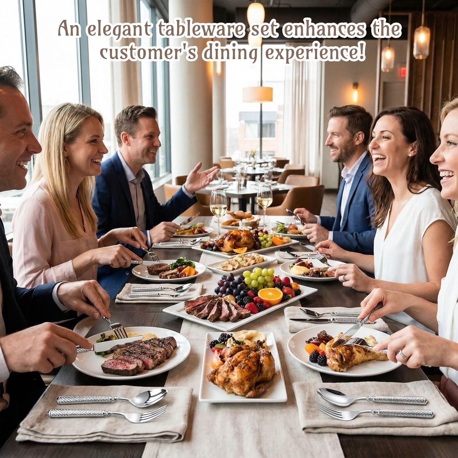 20 Pcs Retro Sliver Silverware Set for 4 Handcrafted Vintage Rope-texture 18/10 Stainless Steel Flatware Set Metal Serving Utensils Mirror Polished Cutlery for Restaurant, Dishwasher Safe