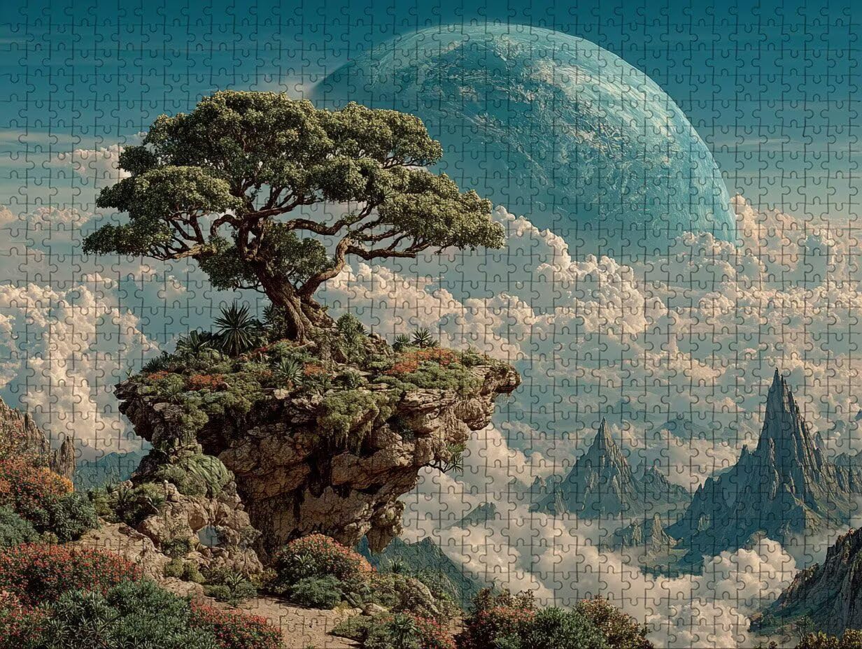 Drewniane puzzle planetowe, 179 x 105 cm, drzewo Jigsaw, 6000 elementów, dla dorosłych, z pudełkiem, wymagająca gra logiczna, kolorowa gra w układanie, prezent dla nastolatków, dla wszystkich grup