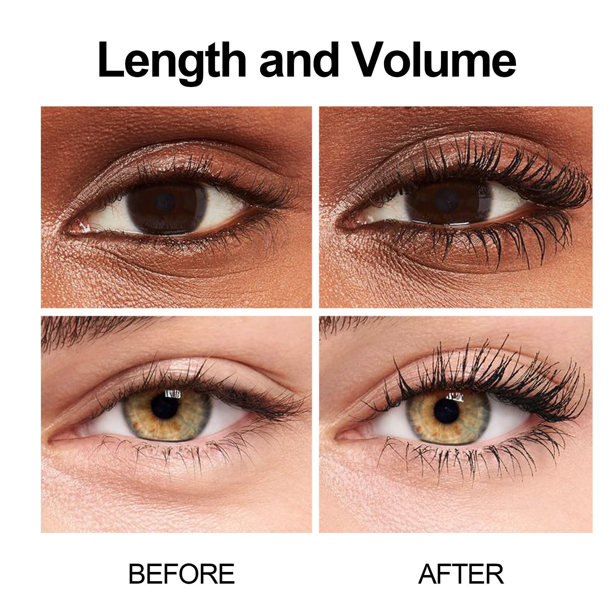 FV 2pcs mascara, black, 6 ml (Pack of 1) - Image 2