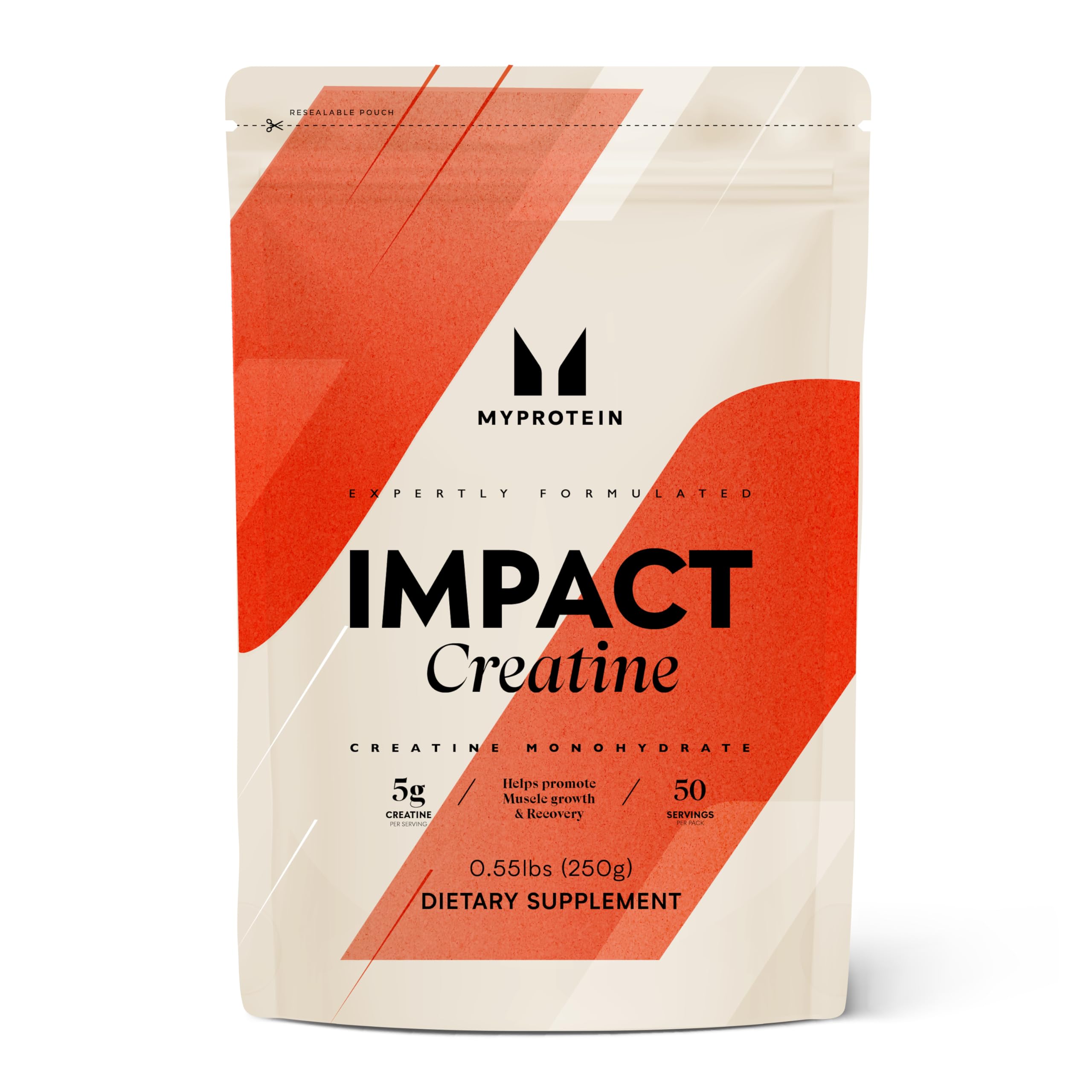 Myprotein Creatine Monohydrate Powder, 50 Servings (0.55lbs) Pure Unflavored Creatine Powder, Post/Pre Workout Supplement for All Sports & Exercises