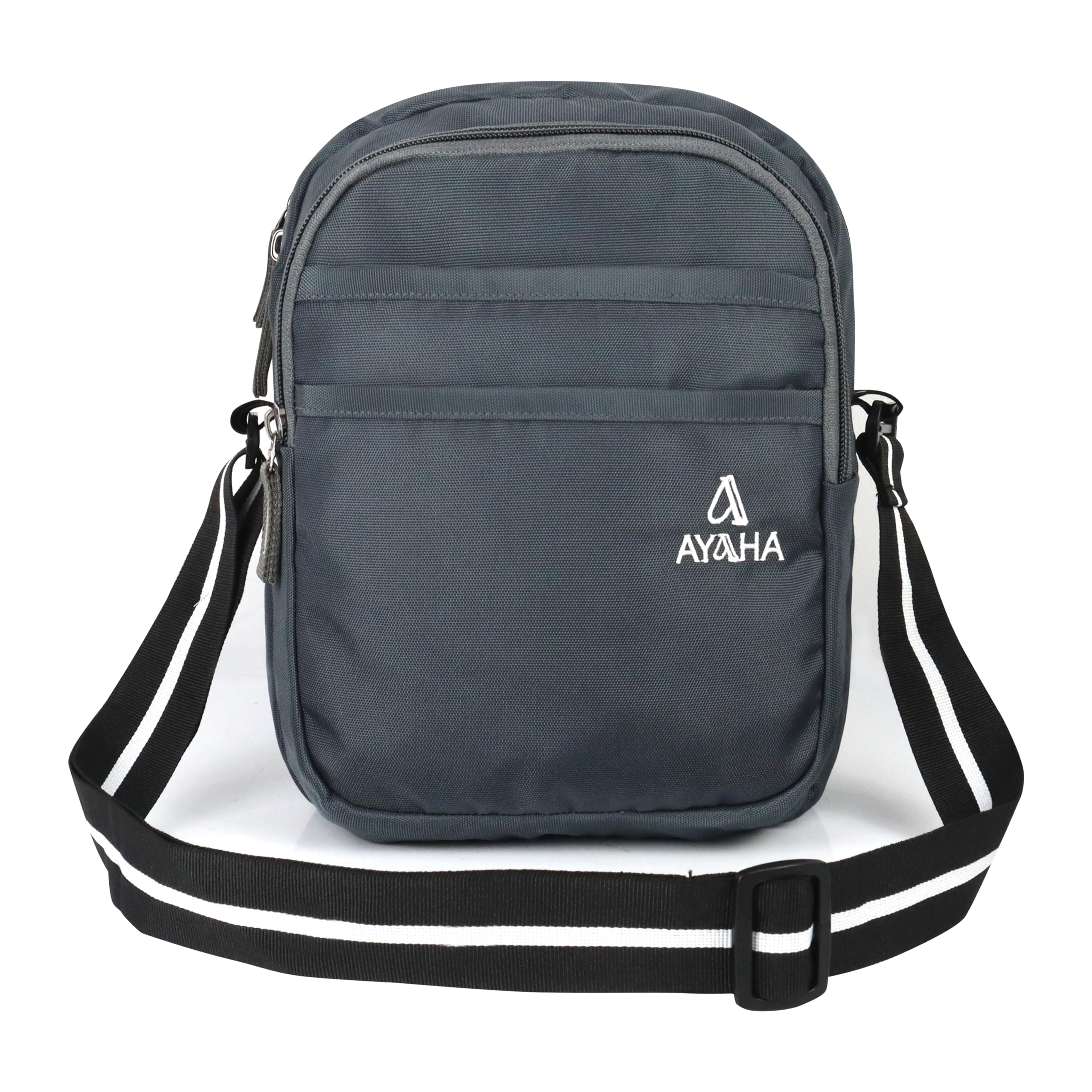 Polyester Sling Bag for Men and Women, Cross Body Business Messenger Bag Travel Office Bag One Side Shoulder Bag With Adjustable Strap-image-21