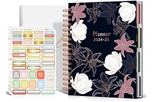 18 Month Planner 2024-2025 Daily Weekly and Monthly, Hardcover Academic Planner July...