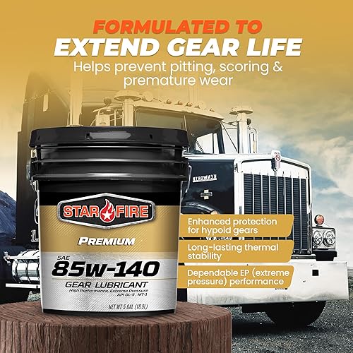 Miniatura 2 de Lubricantes Star Fire Premium SAE 85W140 GL-5 Gear Oil-5 - Cubo de 5 galones