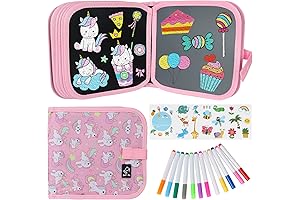 Kid's Travel Must-Have: Erasable Doodle Book for Limitless Creativity On-the-Go