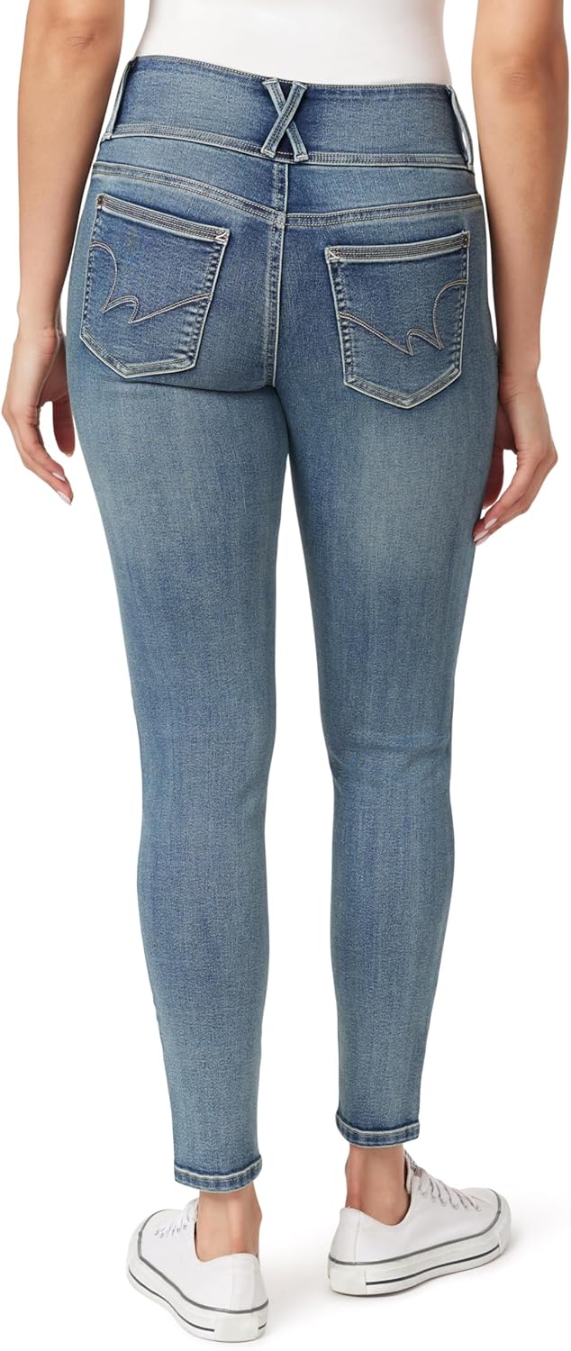 WallFlower Women’s Sassy Skinny High-Rise Insta Soft Juniors Jeans (Standard and Plus)