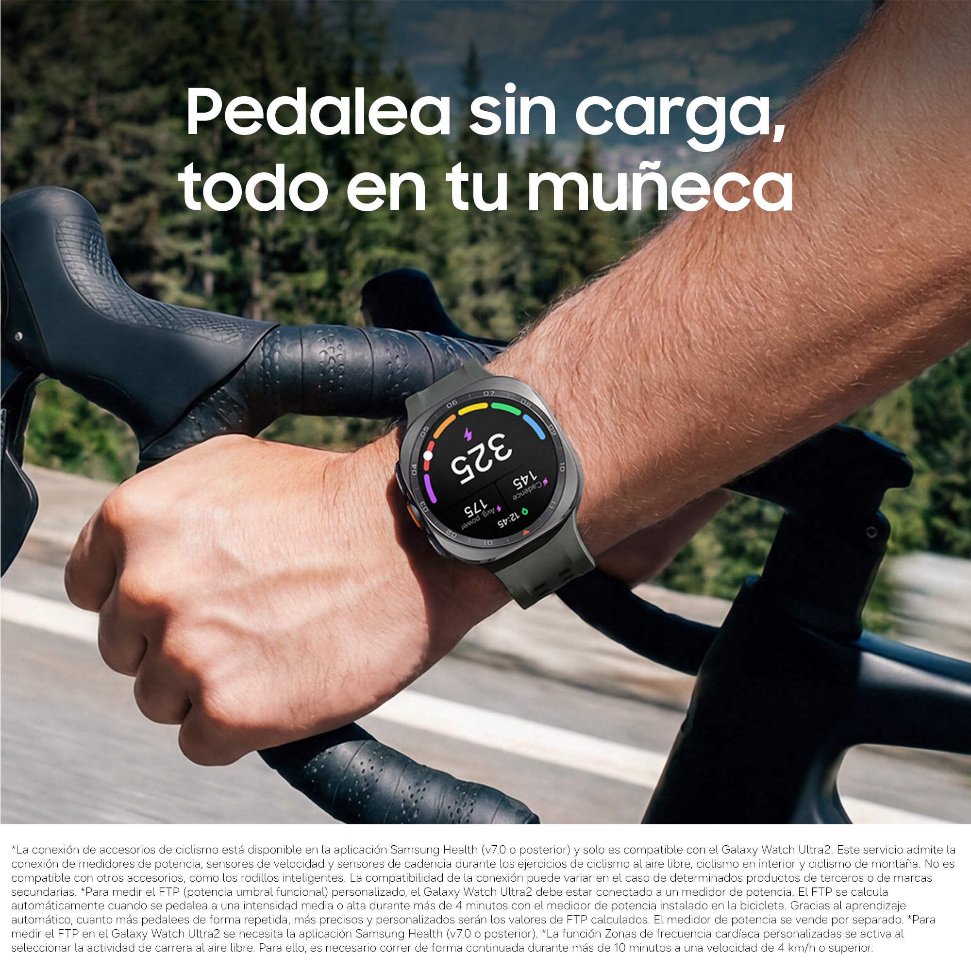 Samsung Galaxy Watch Ultra2, 47mm, LTE, Gris Titanio (Versión Española) | Reloj Deportivo para Trail Running, Buceo, Ciclismo, Monitoreo de Salud, Batería 800 mAh, Diseño de Lujo, Garantía 3 + 1 Año