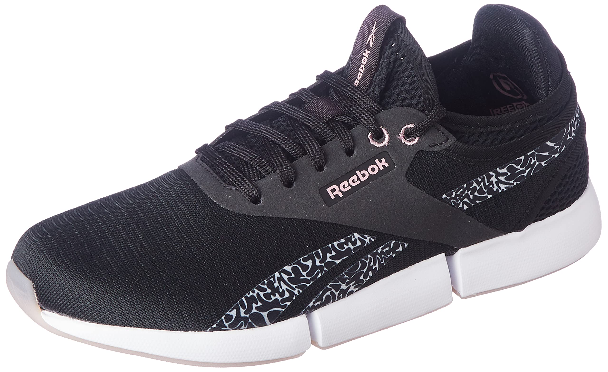 Reebok Women Textile,Synthetic Rubber DailyFit DMX 2.0 Walking Shoes CBLACK/INFLIL/FTWWHT UK-5 (B09N6QT9M8) Amazon Price History, Amazon Price Tracker