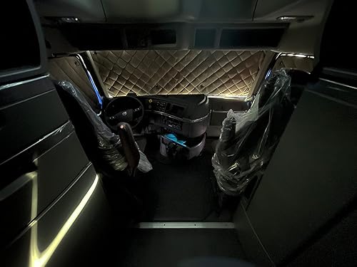 Miniatura 2 de Cubiertas opacas aisladas para ventanas para Volvo VNL/VNM/VHT/VHD/VNR/VNX todos los años (WCG-1220)