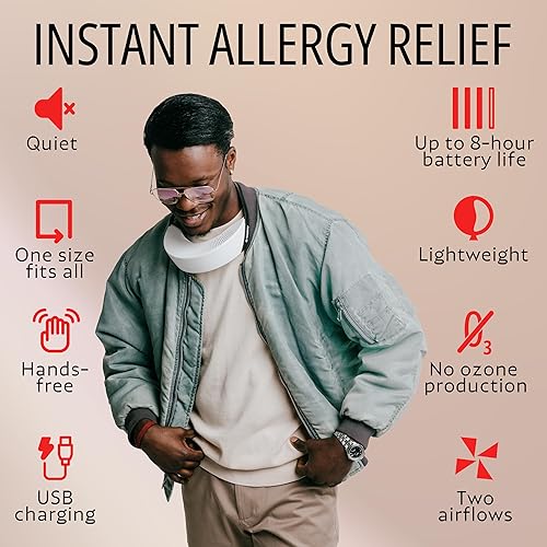 Miniatura 3 de Ropa para aliviar la alergia A+  Manera súper eficaz y sin medicamentos para aliviar la fiebre del heno, el polvo y las alergias a las mascotas