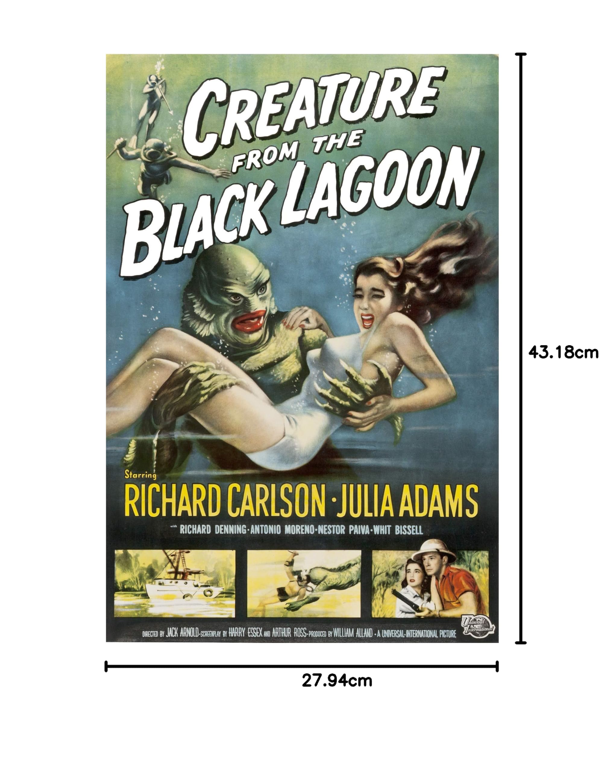 Amazon.co.jp: Creature From theブラックLagoonヴィンテージ映画