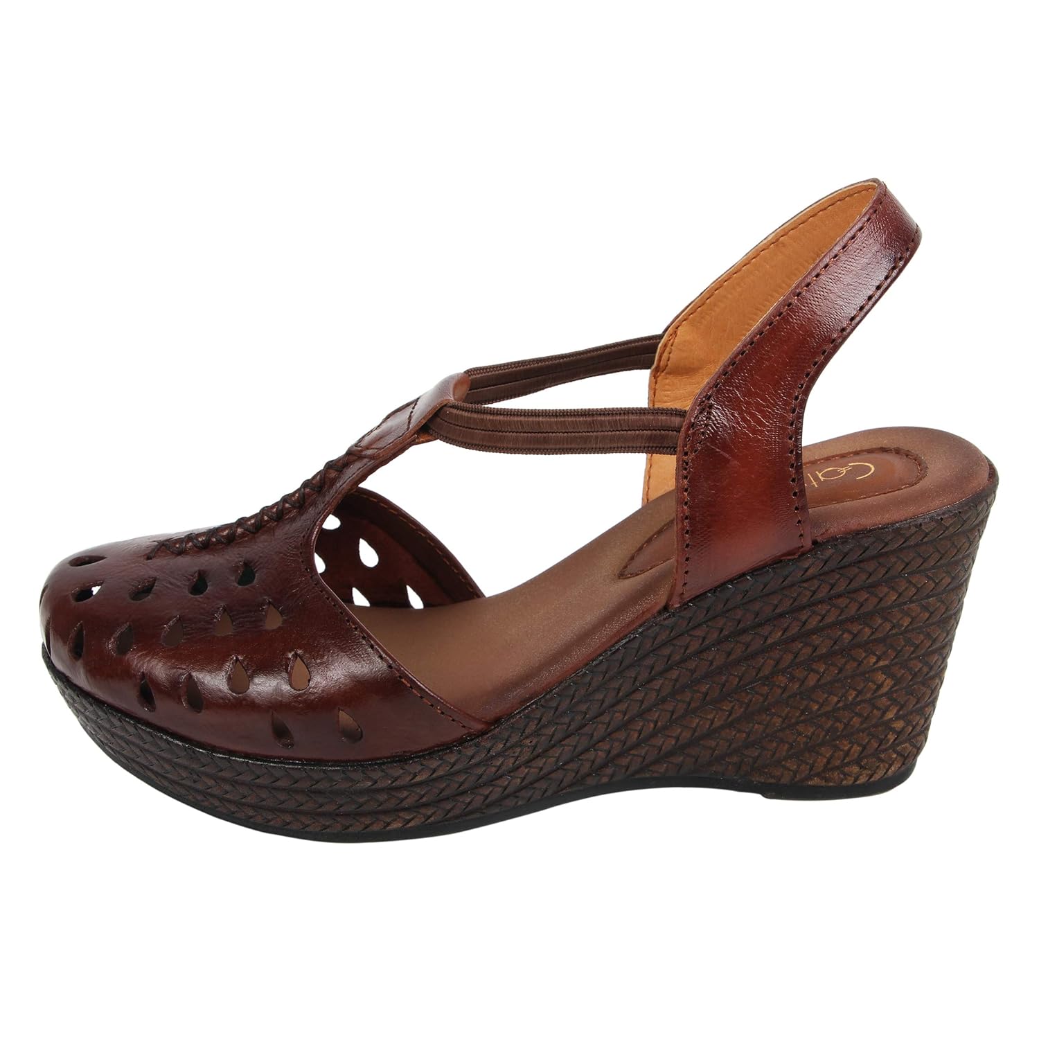 Catwalk brown wedges Clearance