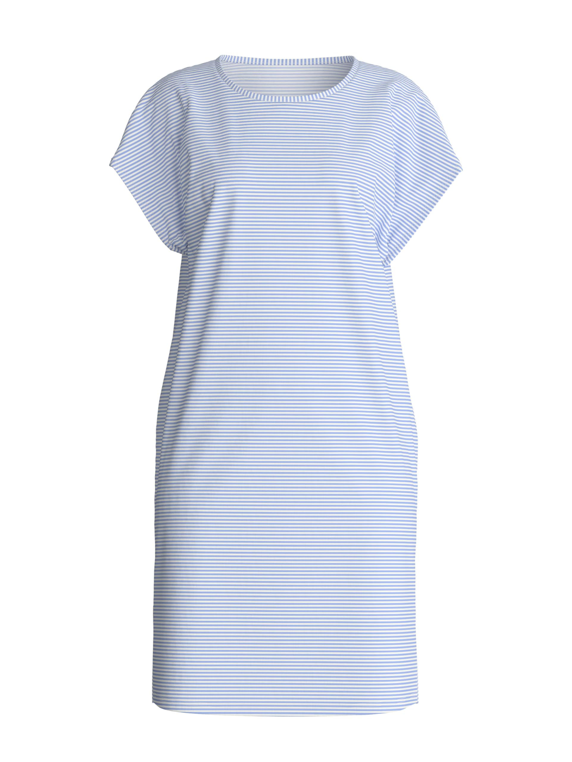 CALIDA Lovely Nights Kurzarm-Nachthemd Damen | 100% Baumwolle, hautfreundlich, atmungsaktiv, pflegeleicht, Länge 95cm