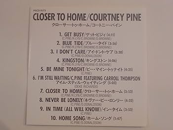 COURTNEY PINE closer to  レコード Courtney Pine – Closer To Home – Vinyl (LP, Album), 1990
