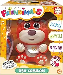 Educa - Oso Comilón Interactivo Friendimals | Come, Canta y Repite tu Voz | Diversión Educativa para niños | A Partir de 3 4 5 años (20435)