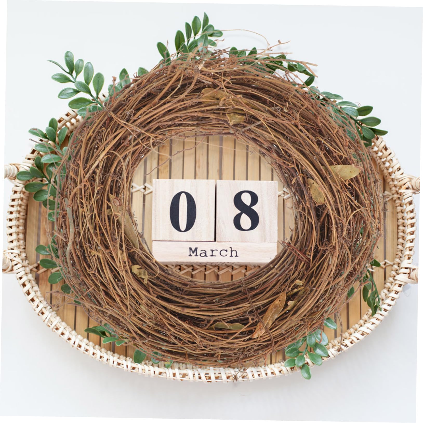 Guirlande De Branches De Rotin pour Loisirs Créatifs Décoration Suspendue pour Mariage Fêtes Et Maison