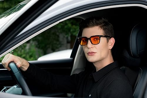 Miniatura 7 de 99.9 % de bloqueo de luz azul para hombres y mujeres, antifatiga, para juegos de computadora, para evitar dolores de cabeza por fatiga ocular