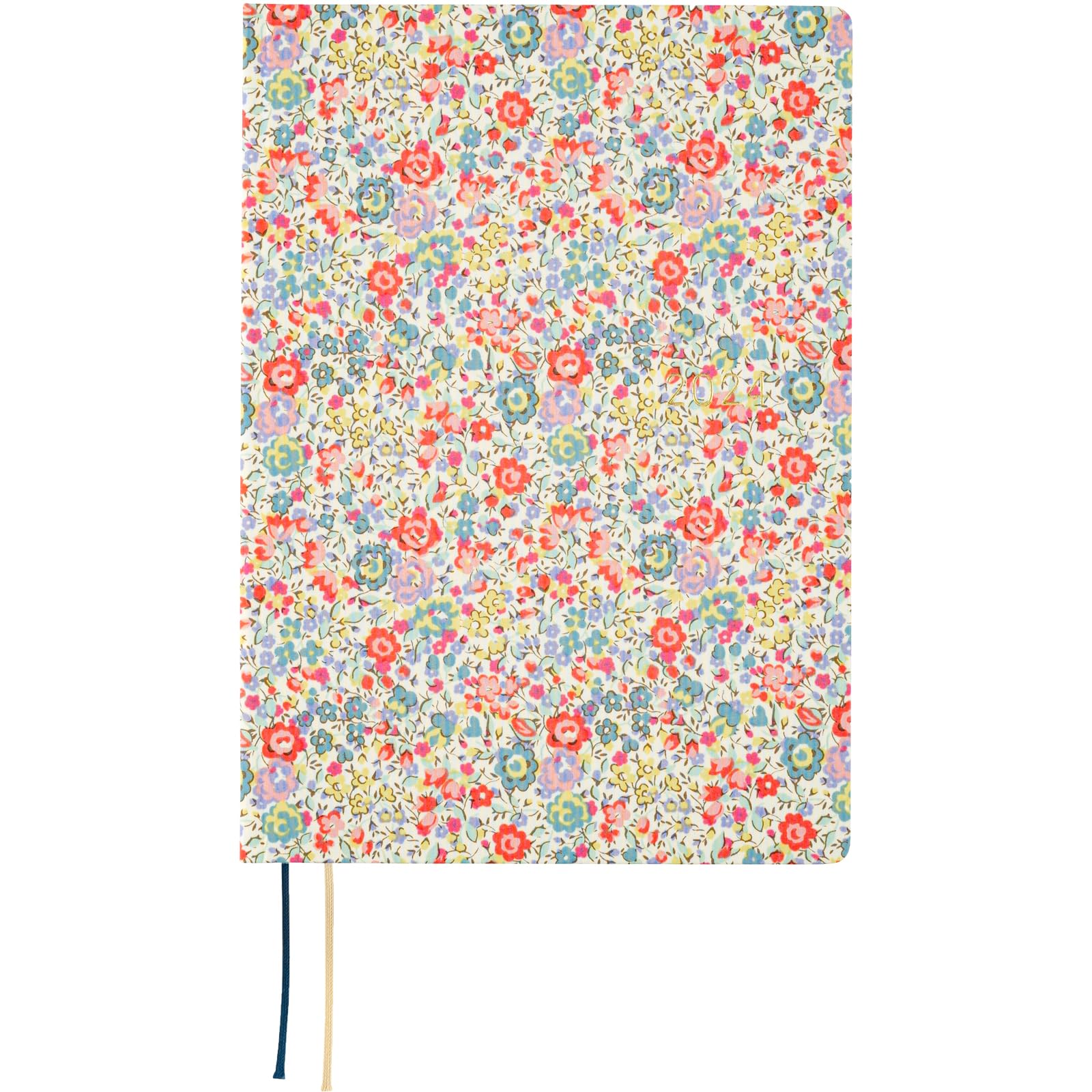 ??? Hobonichi Techo HON A5 [English/A5 Size/January 2024 Start] Liberty Fabrics: Emma and Georgina