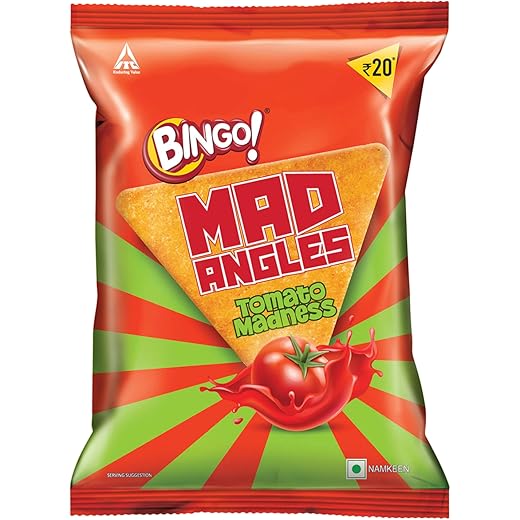 Bingo Mad Angles Tomato Madness Chips 66g