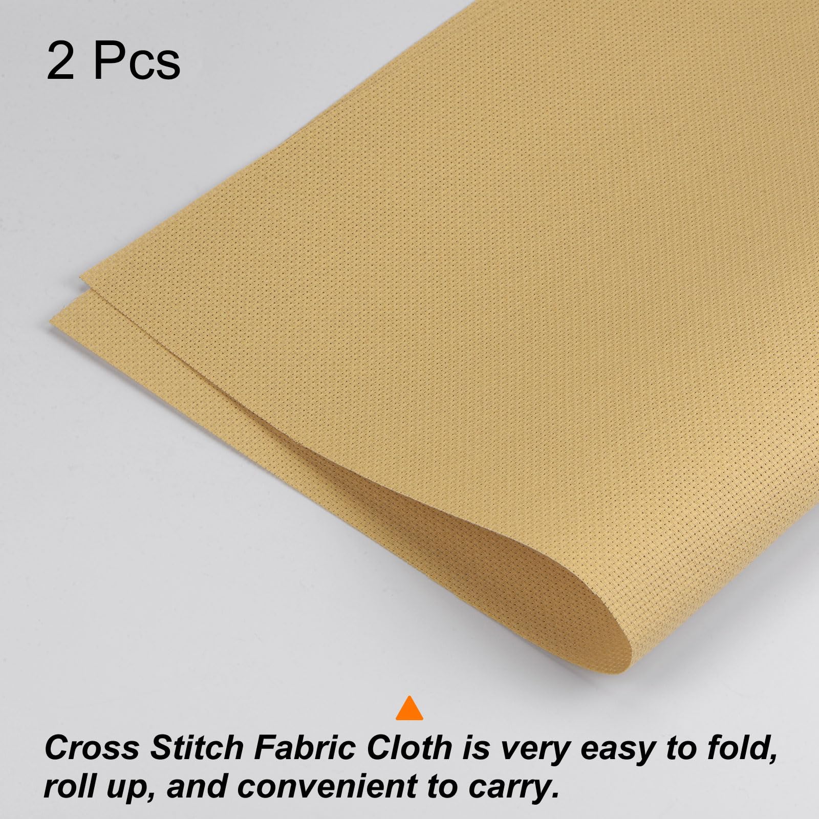 4 Pezzi Tessuto per Punto Croce 50x50cm, Tela Aida per Punto Croce Non Pilling, Morbido E Confortevole Tessuto In Lino per Il Cucito, Ricamo, Tovaglie, Coperture per Cuscini E Altri Mestieri Fai