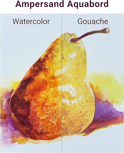 Miniatura 4 de Ampersand Art Supply Panel de pintura de acuarela Serie Museo Aquabord, perfil plano de 18 pulgadas, 6 "x 6" - Paquete de 4