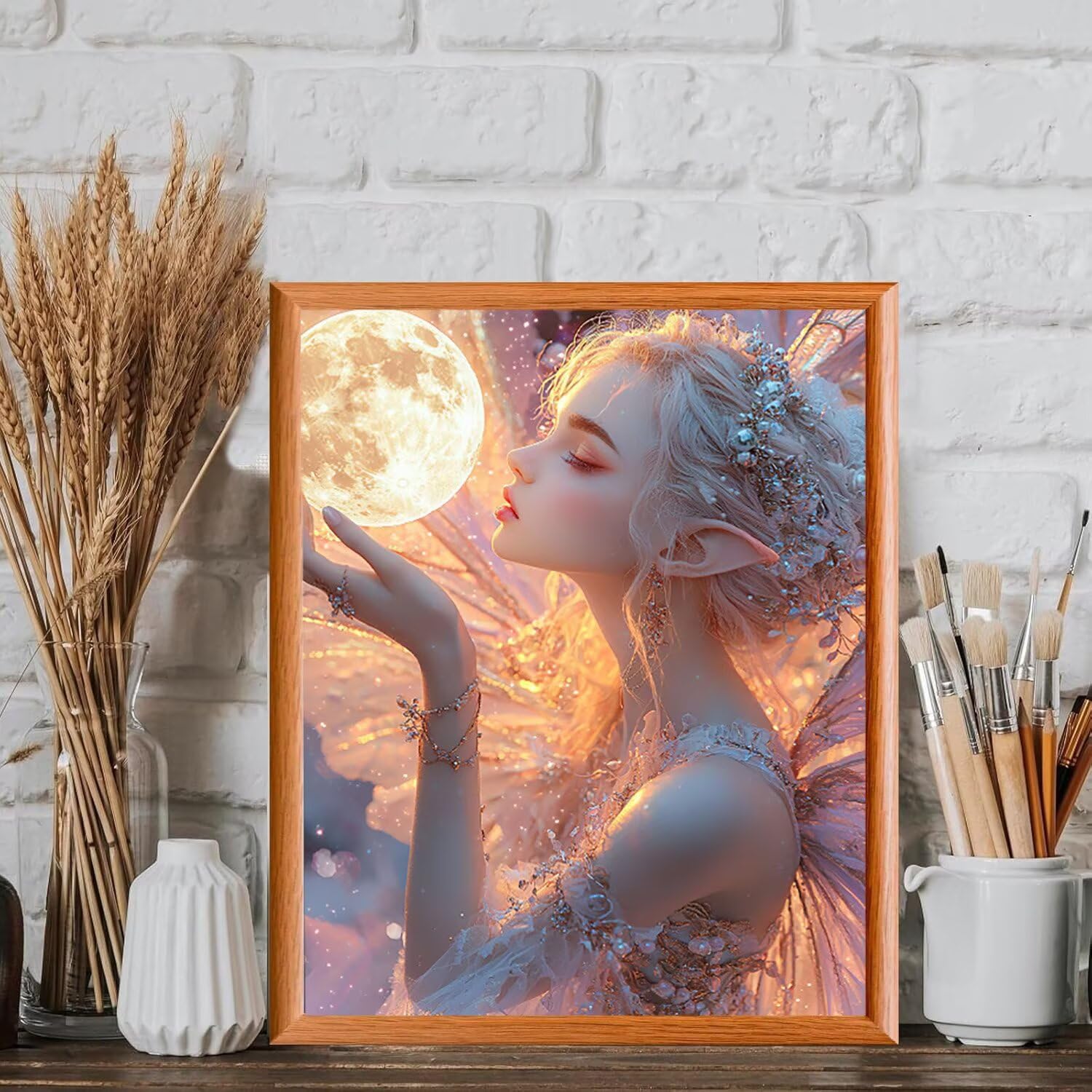 WEISHIWE Wróżka Marzenie Malowanie według liczb Dorosłych, 60x80cm w-669