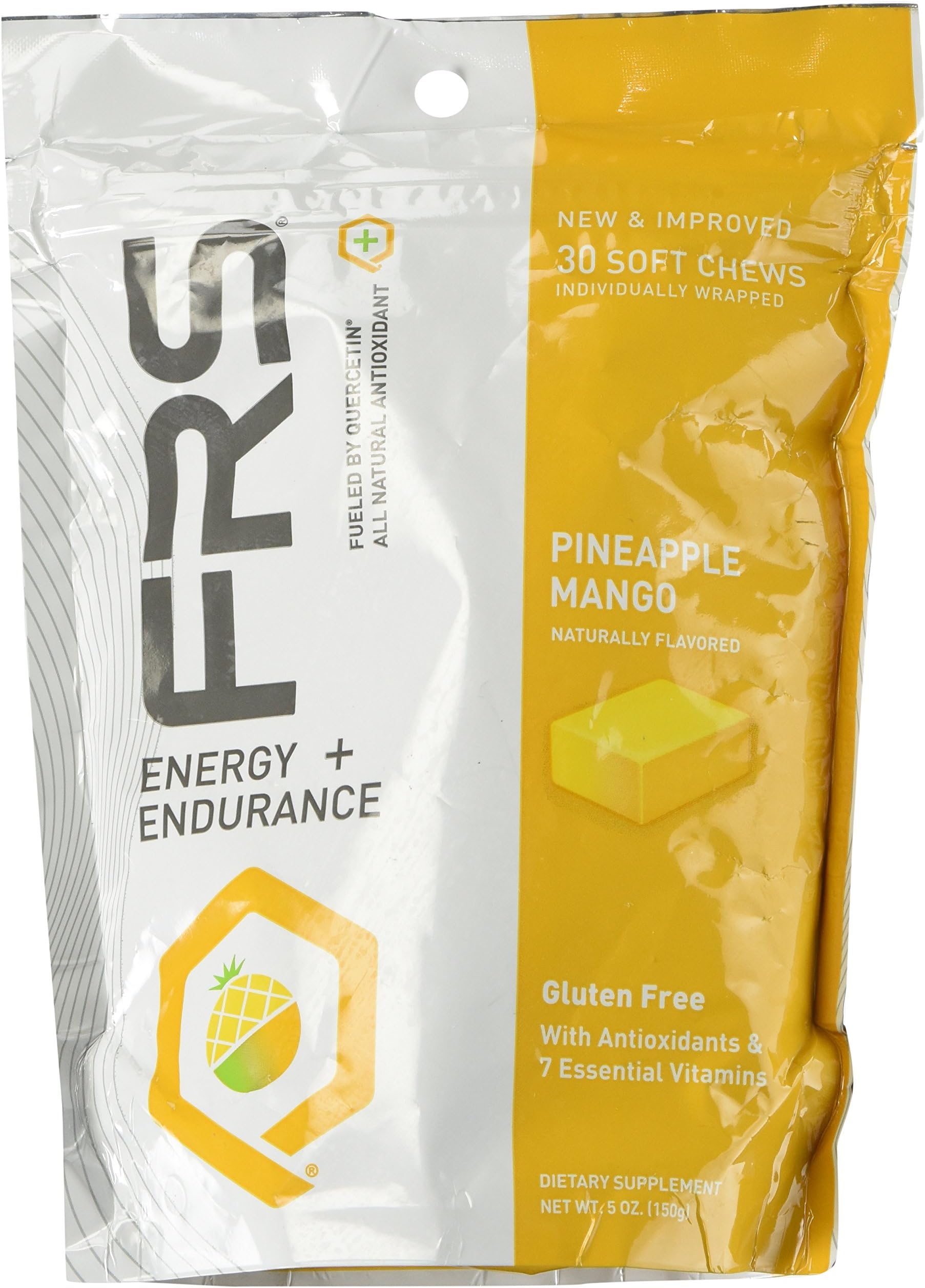 Frs Healthy Energy Pineapple Mango Chews, 5.27-Ounce (149g) Bag, One size