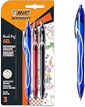 BIC Gel-ocity Quick Dry Gel Pen - Assorted Colours (Pack of 3)