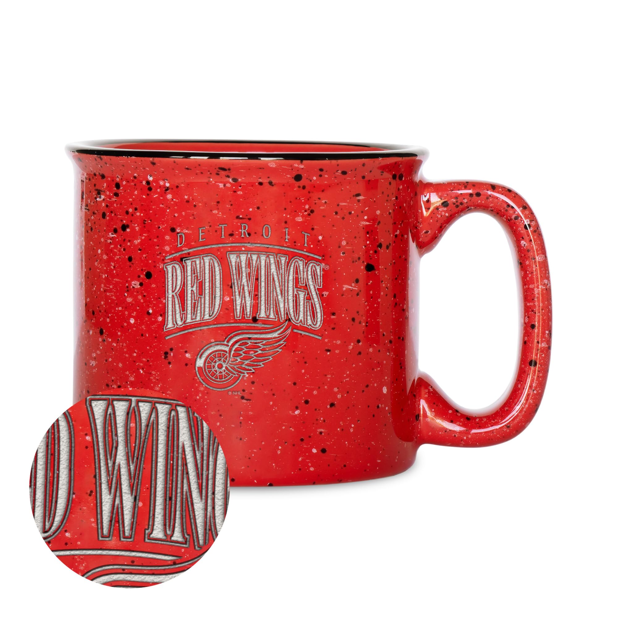 Rico Industries NHL Hockey Colorado Avalanche Tribute 12oz Laser Engraved Campfire Mug