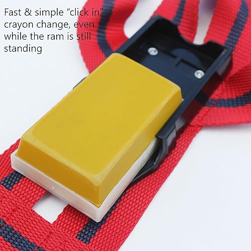 Miniatura 3 de matingmark Ovejas & Bloque de apareamiento Crayon Marcador de cabra para la Cría de RAMArnés de marcado por rurtec, 3Pack (Mild Temperatura),