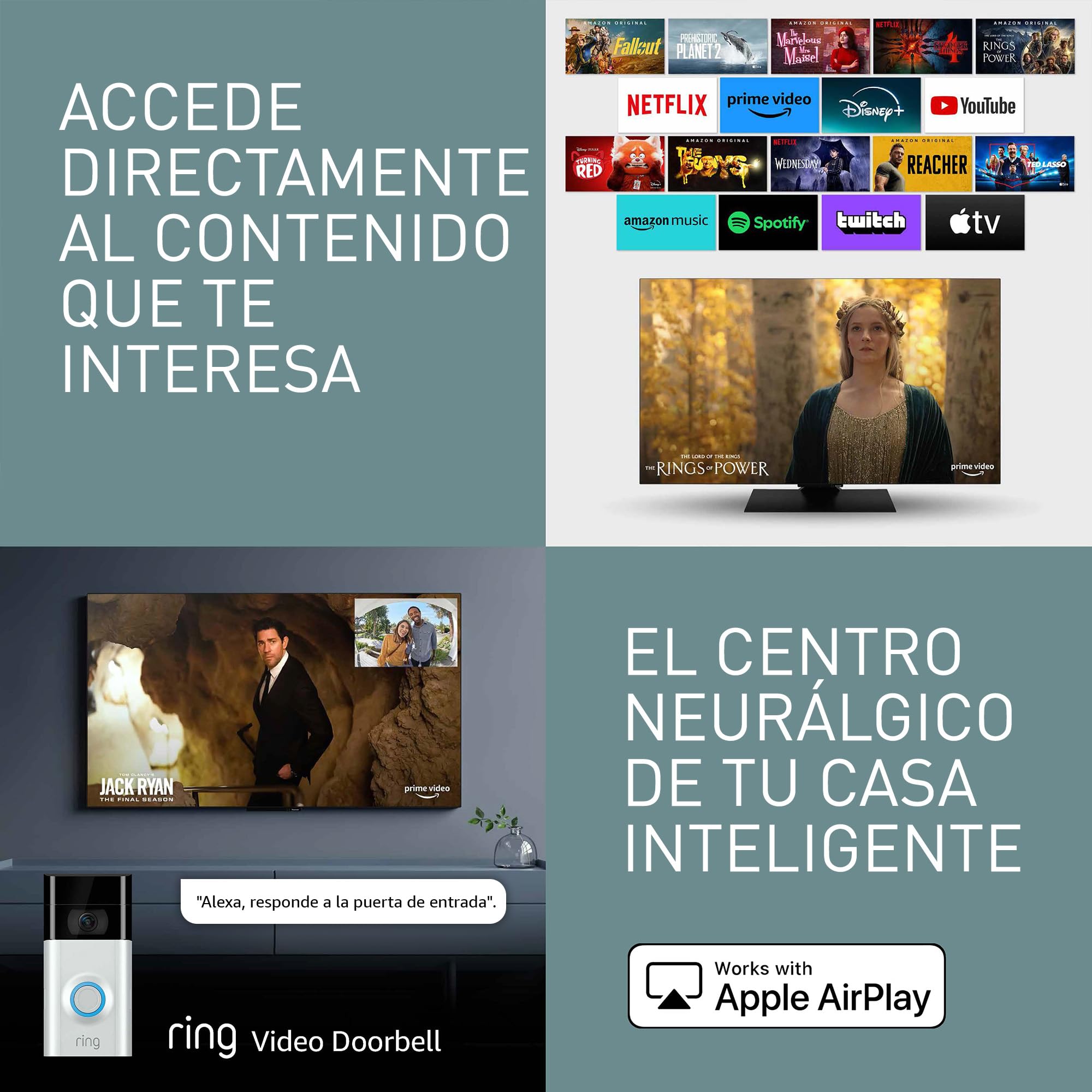 Panasonic TV-65Z80AEZ, Z80 Series 65 Pulgadas 4K Ultra HD OLED Smart TV, 2024, Fire TV, Dolby Vision y Atmos, Modo de Juego Extreme, Control De Voz Alexa, Airplay, Negro