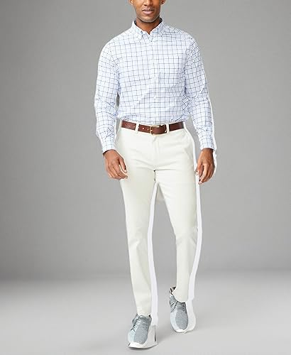 Miniatura 5 de Nautica Pantalón Chino de Corte Clásico con Frente Plano Elástico Sólido Deck para Hombre