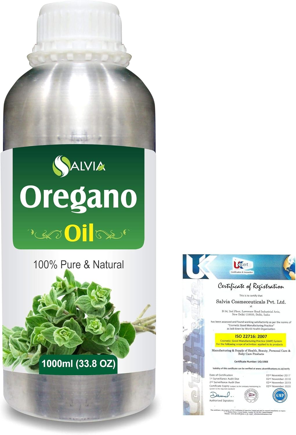 Amazon.co.jp SALVIAオーガニック天然オレガノオイル 100 Organic Natural Oregano Oil