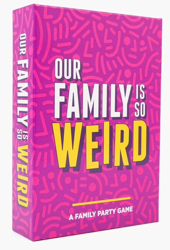 DSS Games Our Family is So Weird - A Fun Family Party Card Game to Decide Who’s Most Likely to Idea for Kids, Adults & Groups | Great for Conversation Starters, Family Game Night