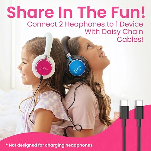 Miniatura 4 de Puro Sound Labs BT2200s Plus Volume Limited Auriculares Bluetooth para niños (rosa)