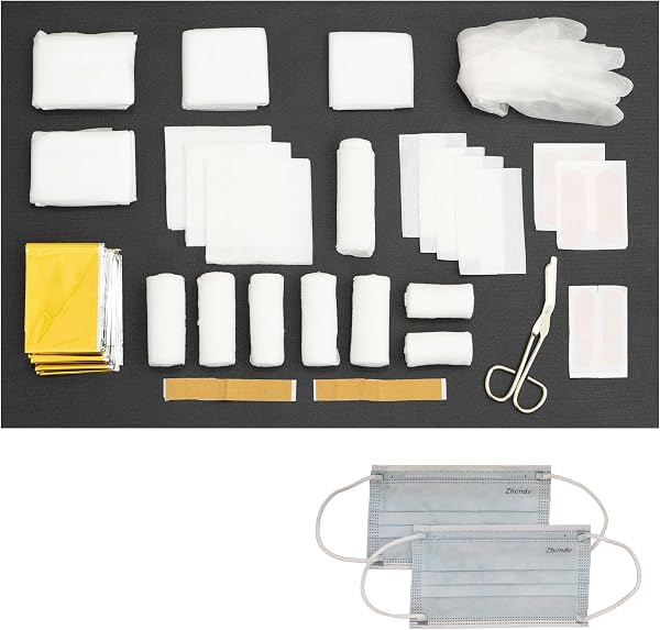 Petex Verbandtasche KFZ-Verbandtasche, schwarz, aktuelle Norm 2023 Inhalt nach DIN 13164:2022 Single Schwarz - 3