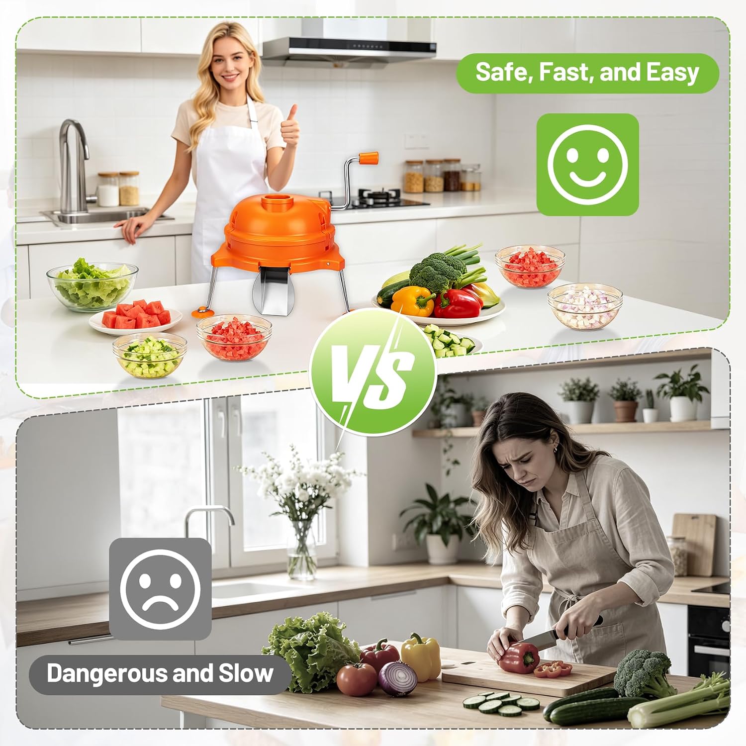 CL003 Dynacube Commercial Vegetable Dicer with 2 Replaceable Blades